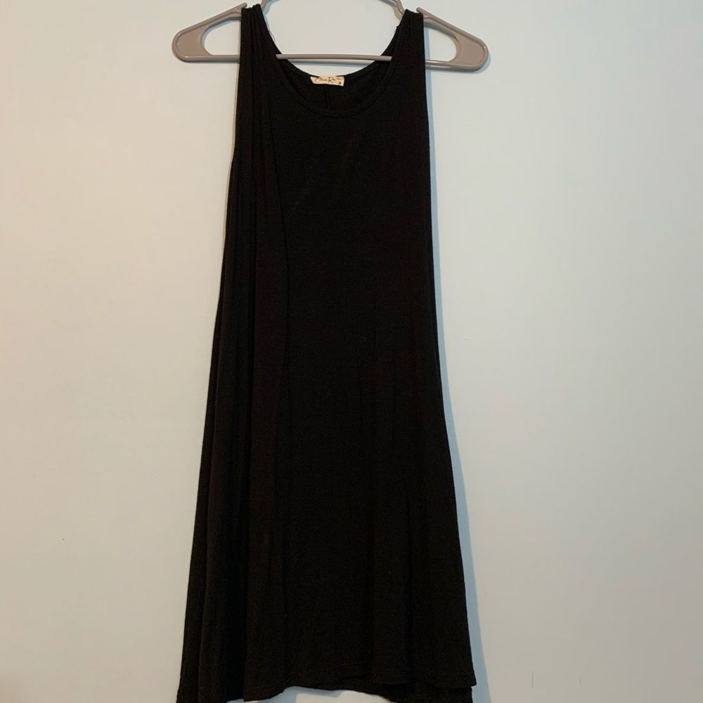 Flowy black summer dress